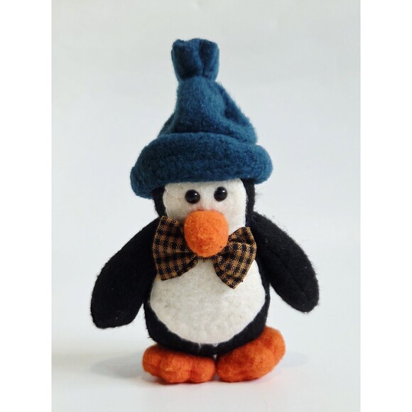 Artisan Flair Penguin Plush Stuffed Animal Toy Winter Christmas Miss Elles Set - Picture 7 of 13